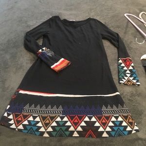 Tunic dress/tribal pattern
